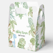 男の子の恐竜の赤ちゃんシャワー フェイバーボックス (オープン)