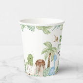 男の子の恐竜の赤ちゃんシャワー 紙コップ (右)