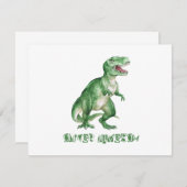 男の子の恐竜ノートカード ノートカード (正面/裏面)