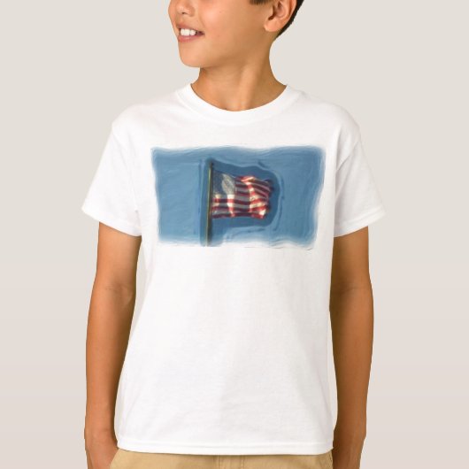 男の子の愛国心のシャツ Tシャツ (正面)