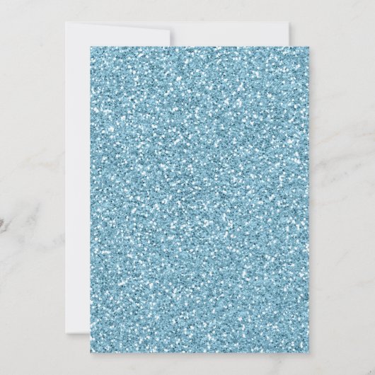 男の子の手書き招待状(青) 招待状 (裏面)