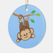 男の子の振動猿 セラミックオーナメント (左)