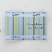 男の子の揺り木馬 カード (内部)