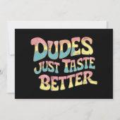 男の子の方が美味しい LGBT ゲイプライド月間 招待状 (正面)