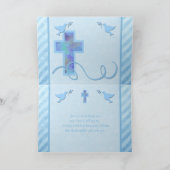 男の子の最初のサンキューカード サンキューカード (内部)