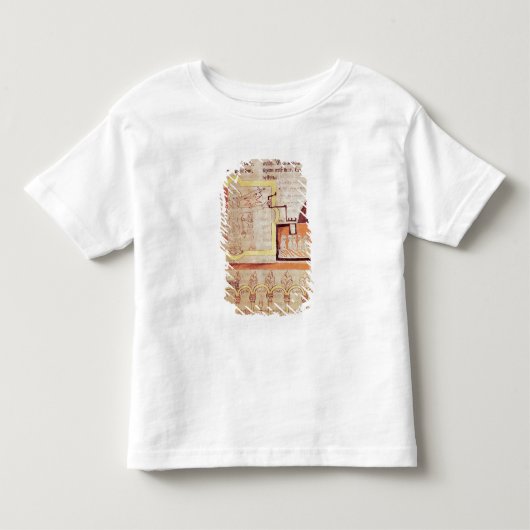 男の子の最初の登場 トドラーTシャツ (正面)