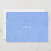 男の子の最初の誕生日パーティー招待状 カスタム 年齢 招待状 (裏面)