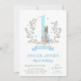 男の子の最初の誕生日招待状、ピーター・ラビットの男の子 招待状