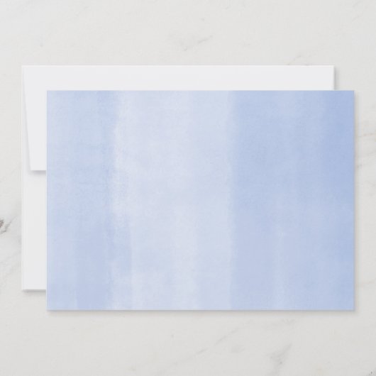 男の子の最初聖餐式の写真の招待 招待状 (裏面)