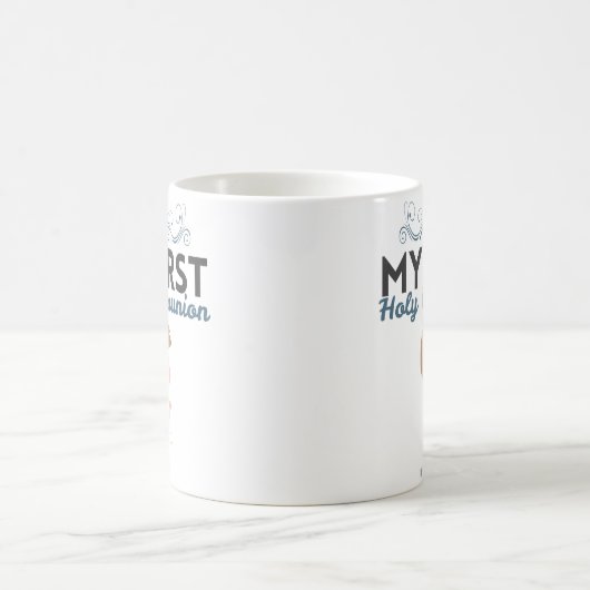 男の子の最初聖餐式の2018年のコーヒー・マグ コーヒーマグカップ (中央)
