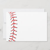 男の子の最初誕生日のパーティの招待状の野球 招待状 (裏面)