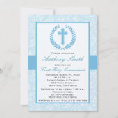 男の子の最初Comunionの招待状 招待状 (正面)