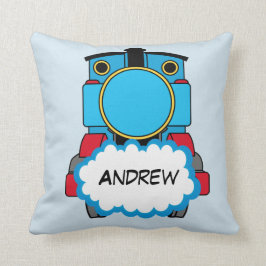 男の子の柔らかい枕のためのハッピートレイン クッション