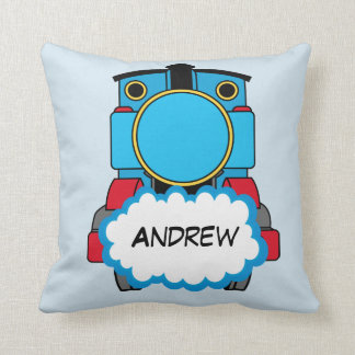 男の子の柔らかい枕のためのハッピートレイン クッション
