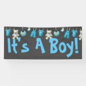 男の子の歓迎ホームだ 横断幕 (横)