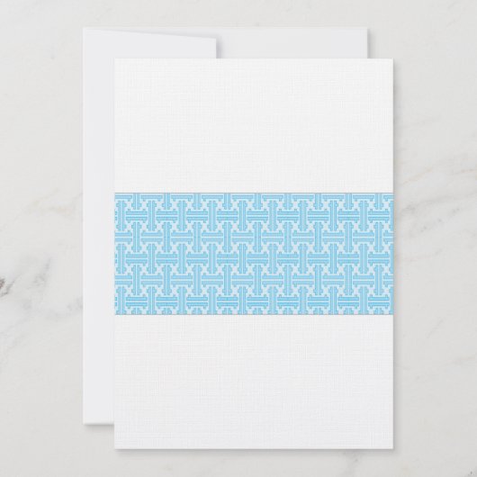 男の子の洗礼の招待状 招待状 (裏面)