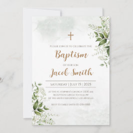 男の子の洗礼招待状 & 女の子の命名式招待状 招待状