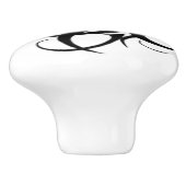 男の子の浴室の台所寝室 セラミックノブ (側面)