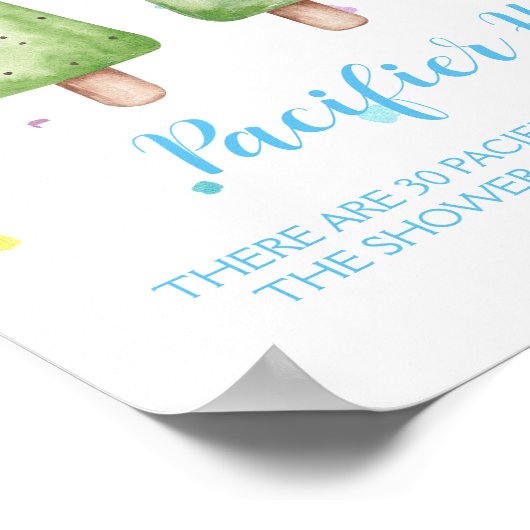 男の子の準備ポップ・アートのができてシャワーのゲームおしゃれな狩り ポスター (角)