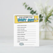 男の子の漫画本スーパーヒーローシャワー願いベビー (スタンド正面)