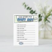 男の子の漫画本スーパーヒーローシャワー願いベビー (スタンド正面)