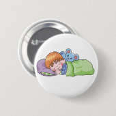男の子の睡眠 缶バッジ (正面&裏面)
