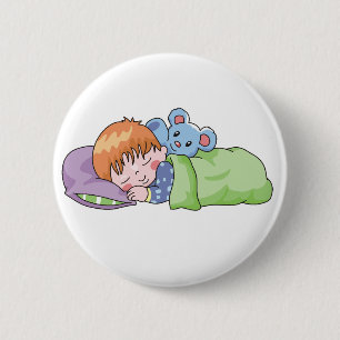 男の子の睡眠 缶バッジ