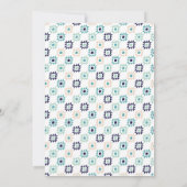 男の子の種族の矢の野生の最初誕生日の招待状 招待状 (裏面)