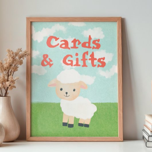 男の子の第2バースデーファーム動物カード&ギフト ポスター