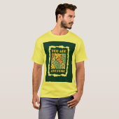 男の子の美的デザインと素晴らしい引用文tシャツ tシャツ (正面フル)