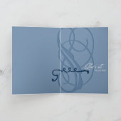 男の子の臭いの挨拶状 カード (内部)