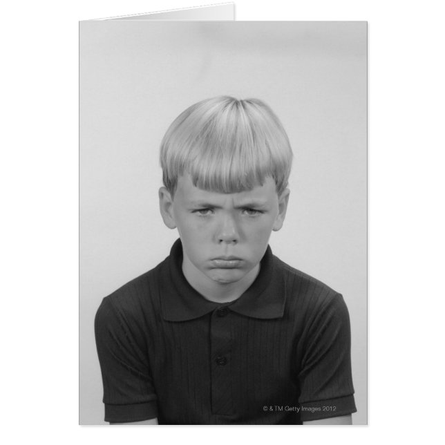 男の子の表情 (正面)