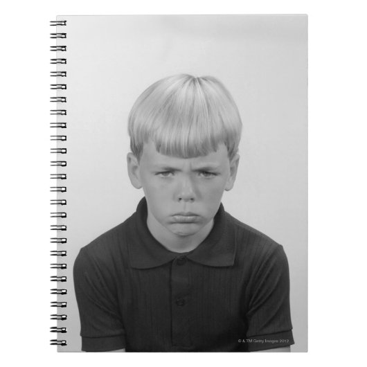 男の子の表情 ノートブック (正面)