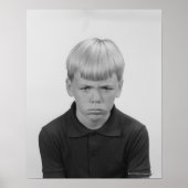 男の子の表情 ポスター (正面)