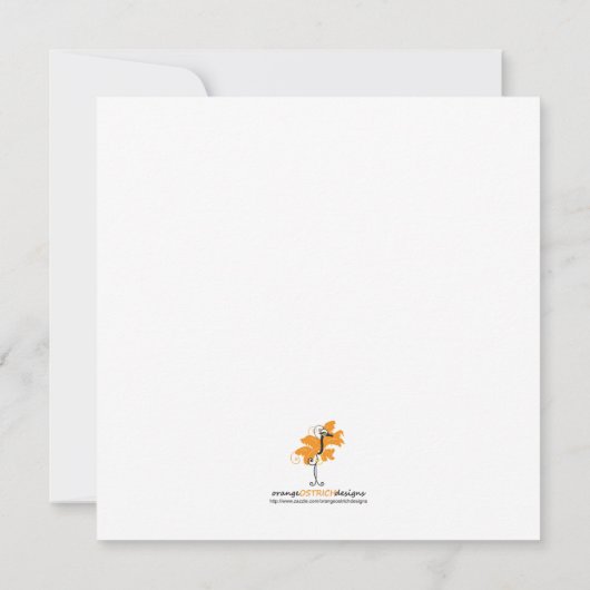 男の子の誕生の発表-写真カード 案内状 (裏面)