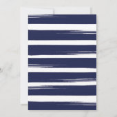 男の子の誕生を告げる海賊風ベビーシャワーの招待状 招待状 (裏面)