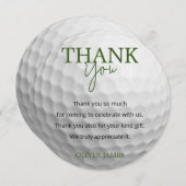 男の子の誕生日に穴を開ける サンキューカード (正面/裏面)