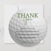 男の子の誕生日に穴を開ける サンキューカード (正面)