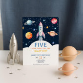男の子の誕生日に!宇宙をテーマにした招待状 招待状