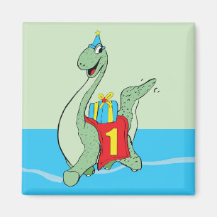 男の子の誕生日の恐竜 マグネット