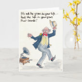 男の子の誕生日カード カード (黄色い花)