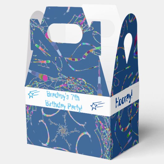 男の子の誕生日ギフトボックス フェイバーボックス (オープン)