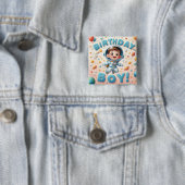 男の子の誕生日バッジ 缶バッジ (インサイチュ)