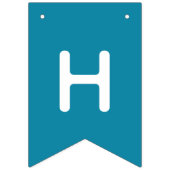 男の子の誕生日パーティカスタムーとカラーズkitten バンティングフラッグ (第2の旗)