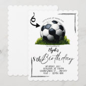 男の子の誕生日パーティーの招待 シーズンカード (正面/裏面)