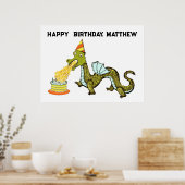 男の子の誕生日パーティーアイディア ポスター (キッチン)