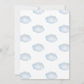 男の子の赤ちゃんを待つのは嬉しい 招待状 (裏面)