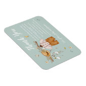 男の子の赤ちゃんシャワーありがとう磁石 マグネット (右側)