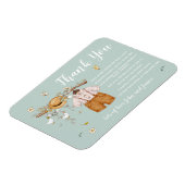 男の子の赤ちゃんシャワーありがとう磁石 マグネット (左側)