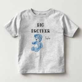 男の子の赤ちゃんシャワーの服装かわいいビッグブラザー2T - 5-6T トドラーTシャツ